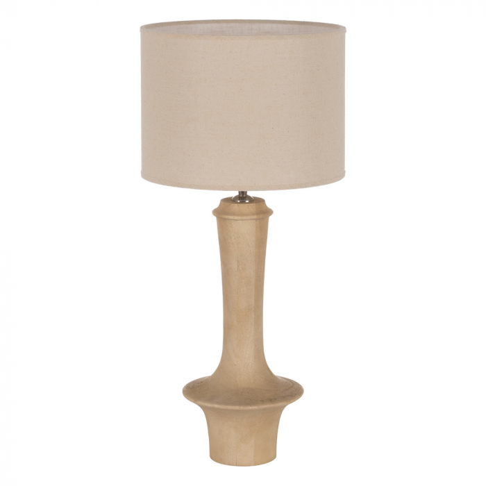 Baza lampa natur din mango pentru decor cald|Accesorii pentru iluminat interior din lemn [2]