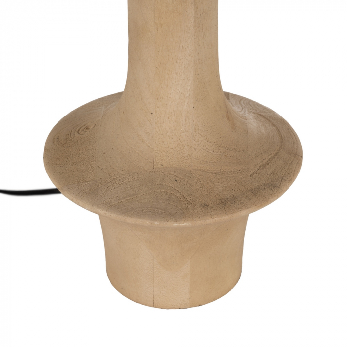 Baza lampa natur din mango pentru decor cald|Accesorii pentru iluminat interior din lemn [7]