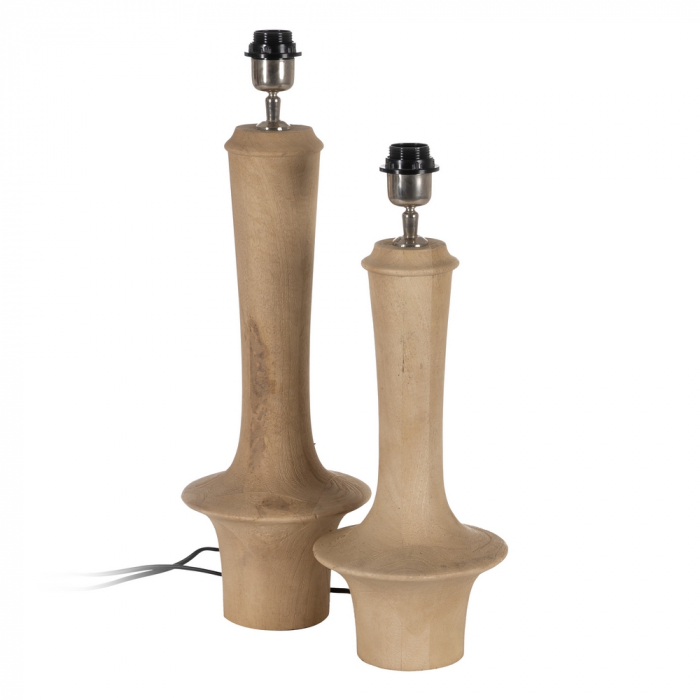 Baza lampa lemn alungita pentru decor sofisticat|Accesorii rustice pentru iluminat interior [3]