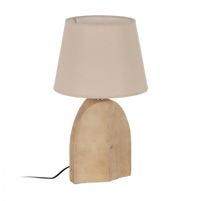 Baza lampa lemn rectangulara pentru spatii mici|Accesorii compacte pentru decoruri naturale [2]
