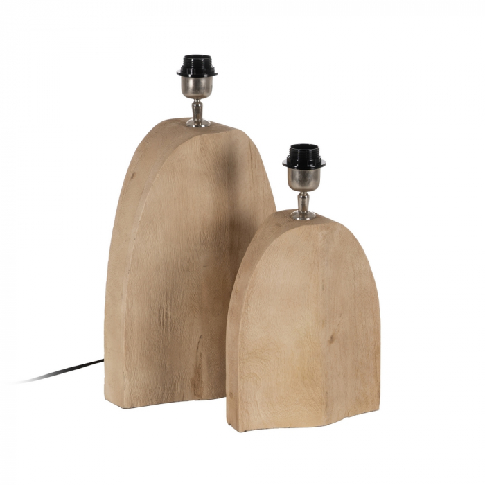 Baza lampa din mango pentru decoruri calde|Accesorii din lemn pentru iluminat natural [3]