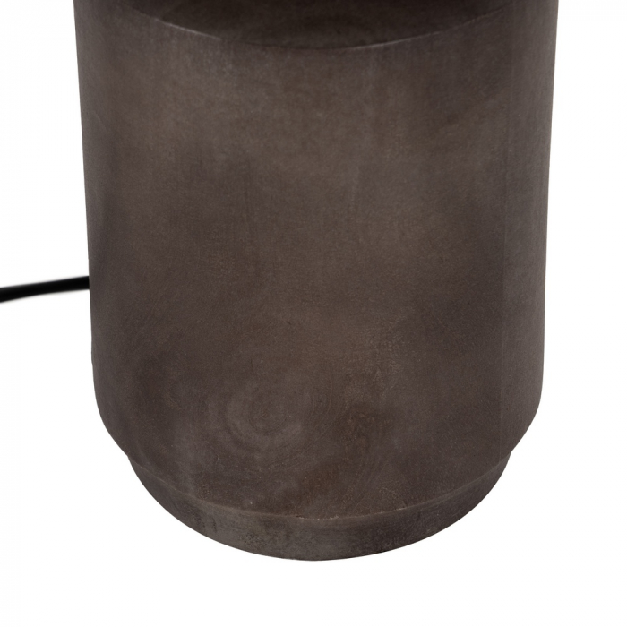 Baza lampa cubica lemn maro pentru spatii restranse|Accesorii compacte pentru decor cald [7]
