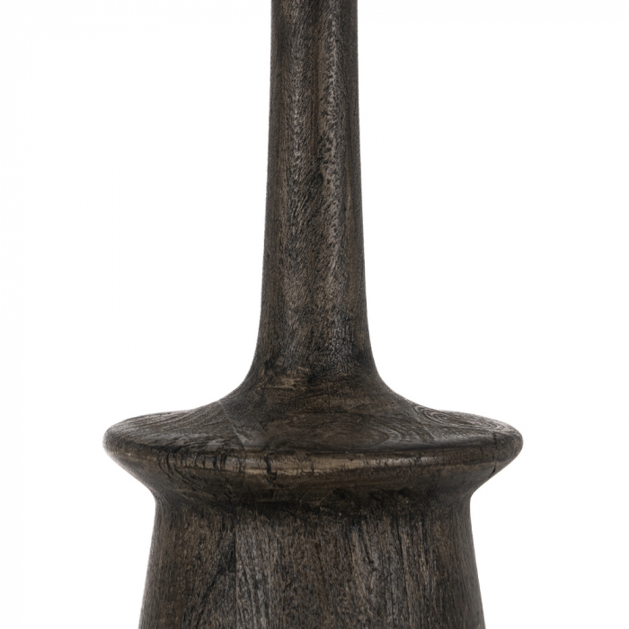 Baza lampa maro compacta pentru interioare elegante|Accesorii naturale pentru iluminat rafinat [5]