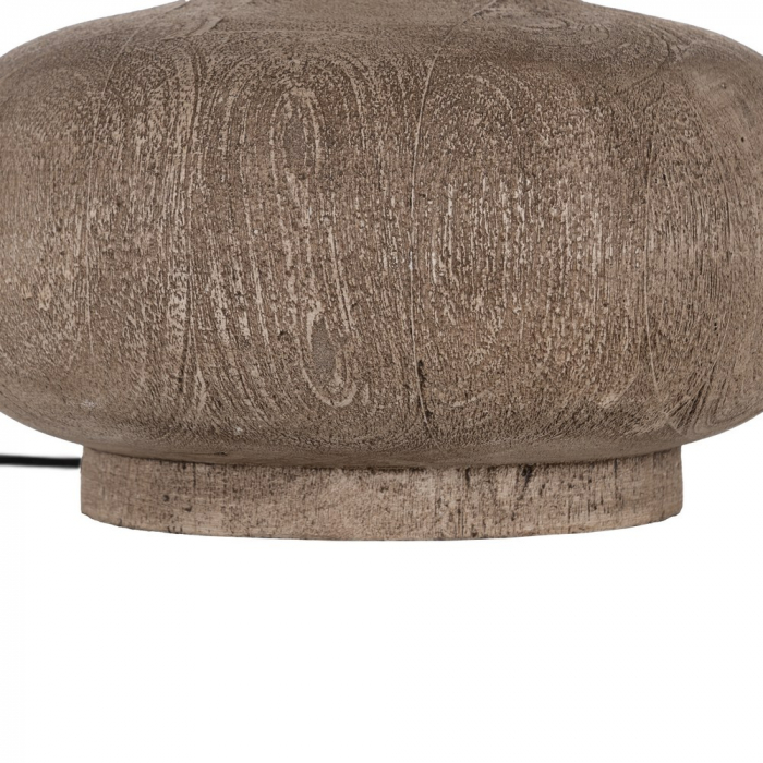 Baza lampa compacta maro pentru decor minimalist|Accesorii pentru iluminat cald si natural [7]