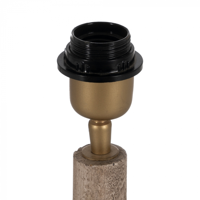 Baza lampa compacta maro pentru decor minimalist|Accesorii pentru iluminat cald si natural [4]