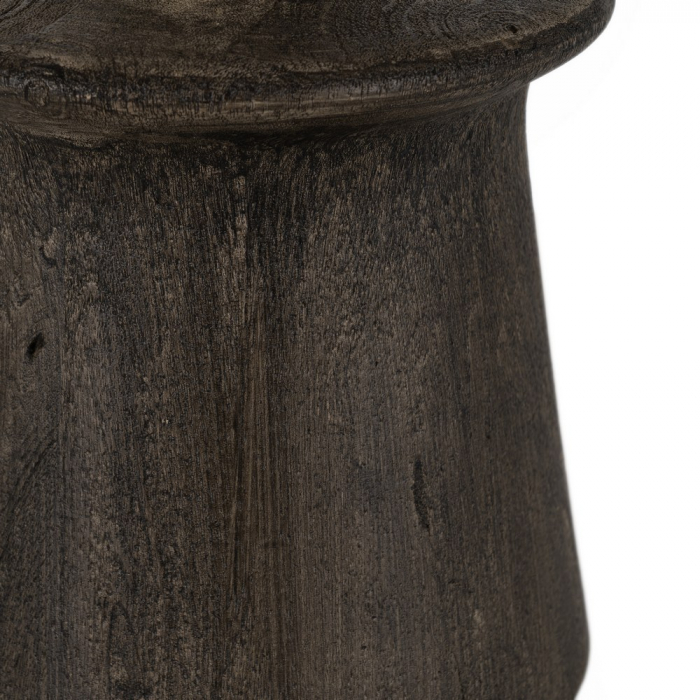 Baza lampa inalta maro pentru decor natural|Accesorii din lemn masiv pentru iluminat interior [6]