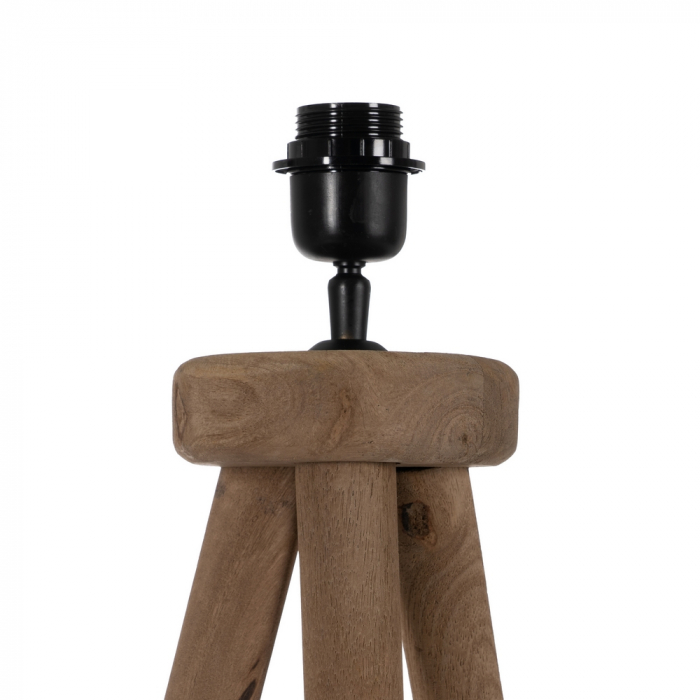Baza lampa inalta maro pentru decor cald|Accesorii rustice pentru iluminat interior [4]