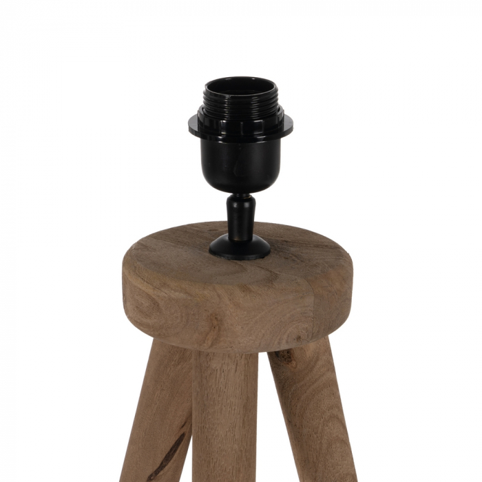 Baza lampa inalta maro pentru decor cald|Accesorii rustice pentru iluminat interior [3]