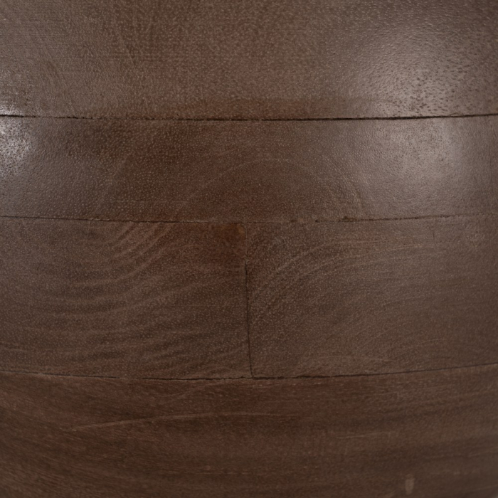 Baza lampa maro masiva pentru stil eclectic|Accesorii statement din lemn pentru iluminat interior [6]