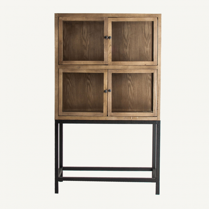 Baza vitrina fier negru|Suport vitrina stil industrial [2]