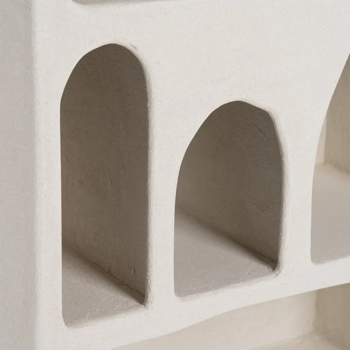 Biblioteca MDF alba moderna|Mobilier organizare modern [7]
