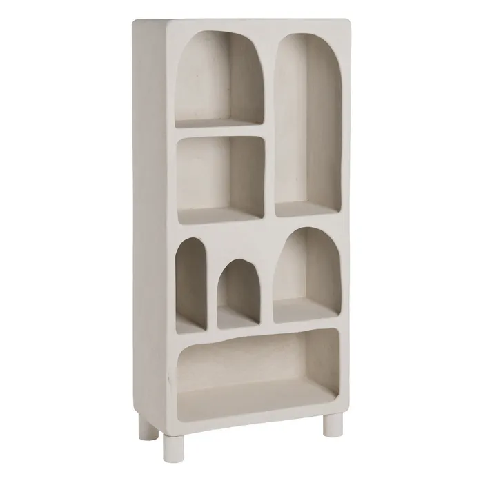 Biblioteca MDF alba moderna|Mobilier organizare modern [3]