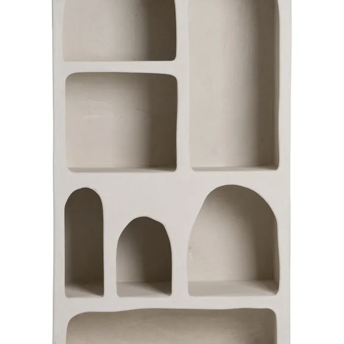 Biblioteca MDF alba moderna|Mobilier organizare modern [5]