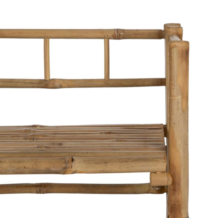 Biblioteca compacta din bambus pentru decor natural CreativDeco [12]