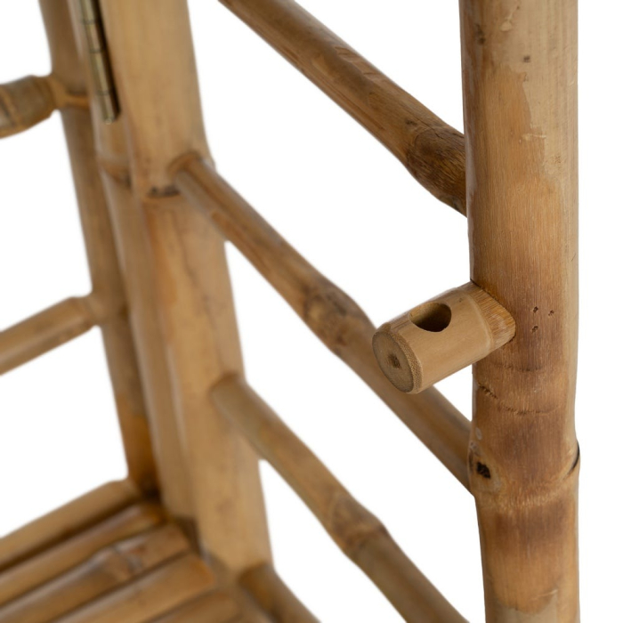 Biblioteca compacta din bambus pentru decor natural CreativDeco [11]