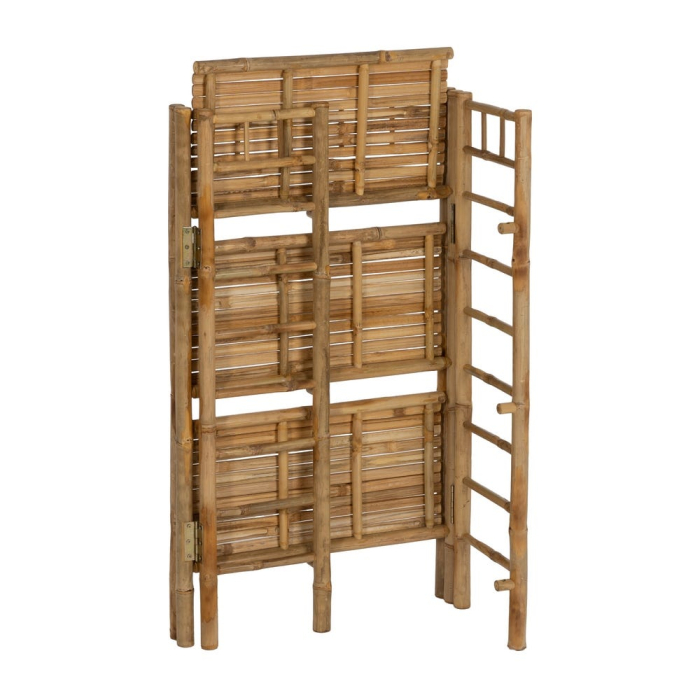 Biblioteca compacta din bambus pentru decor natural CreativDeco [6]