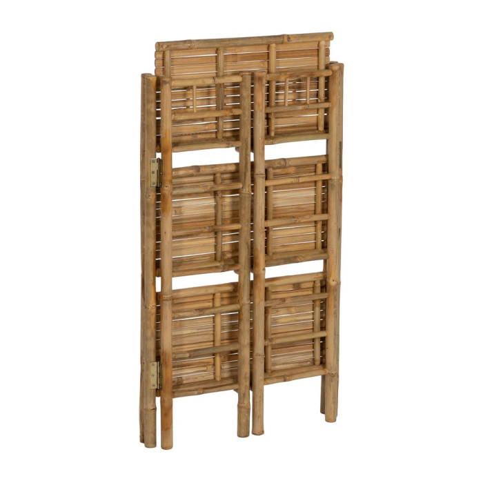 Biblioteca compacta din bambus pentru decor natural CreativDeco [7]