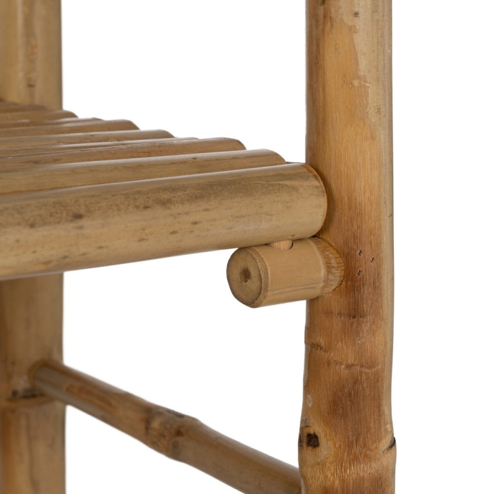 Biblioteca compacta din bambus pentru decor natural CreativDeco [10]