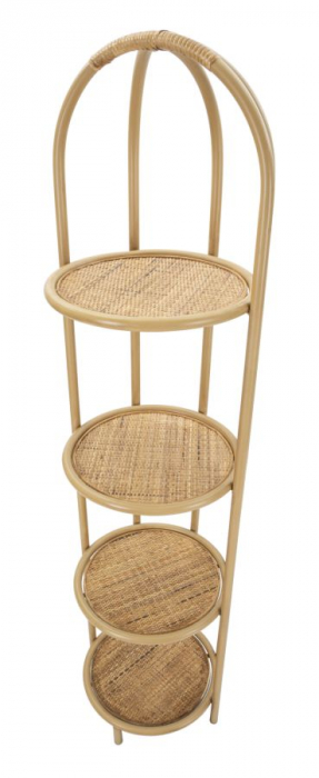 Biblioteca colt ratan design italian boho-chic CreativDeco [3]