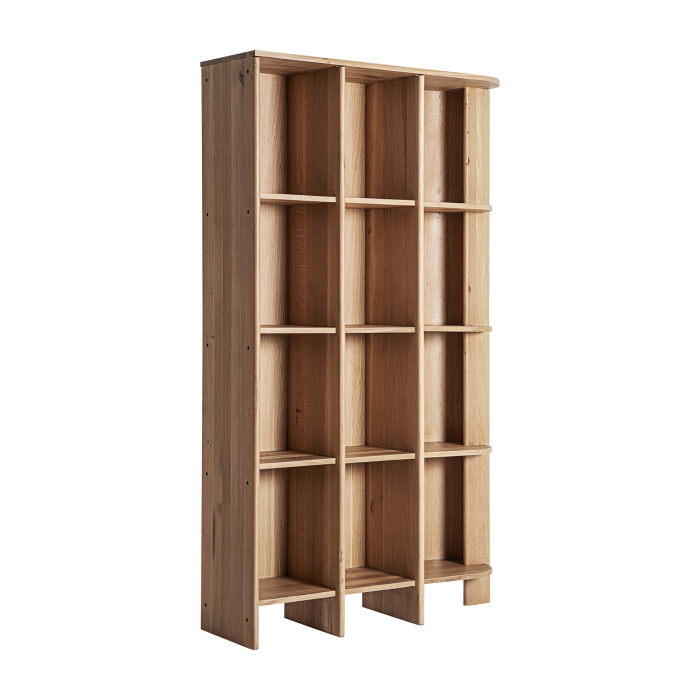 Biblioteca lemn stejar design minimalist [2]