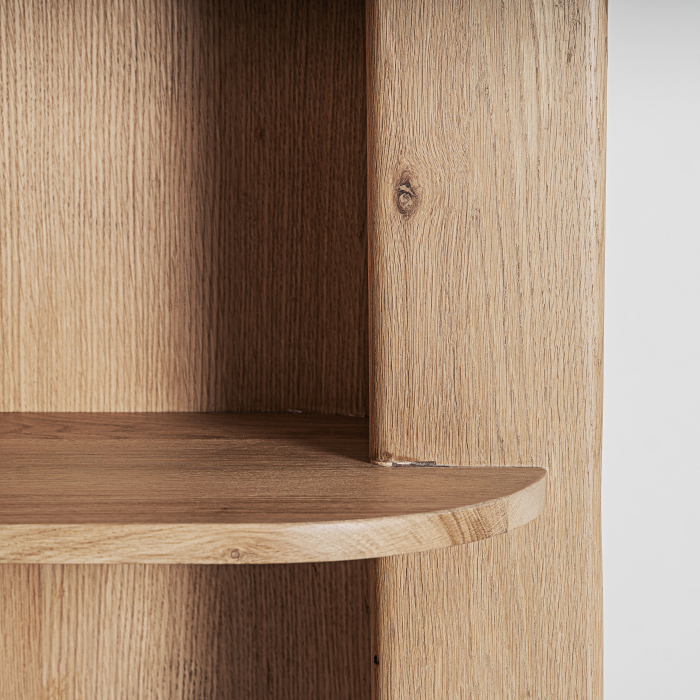 Biblioteca lemn stejar design minimalist [5]