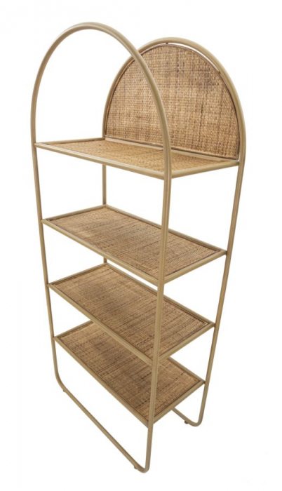 Bibliotecă ratan design italian boho-chic CreativDeco [4]