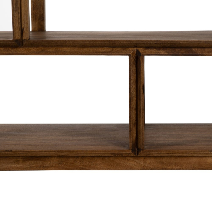 Biblioteca lemn mango maro|Mobilier depozitare rustic [7]