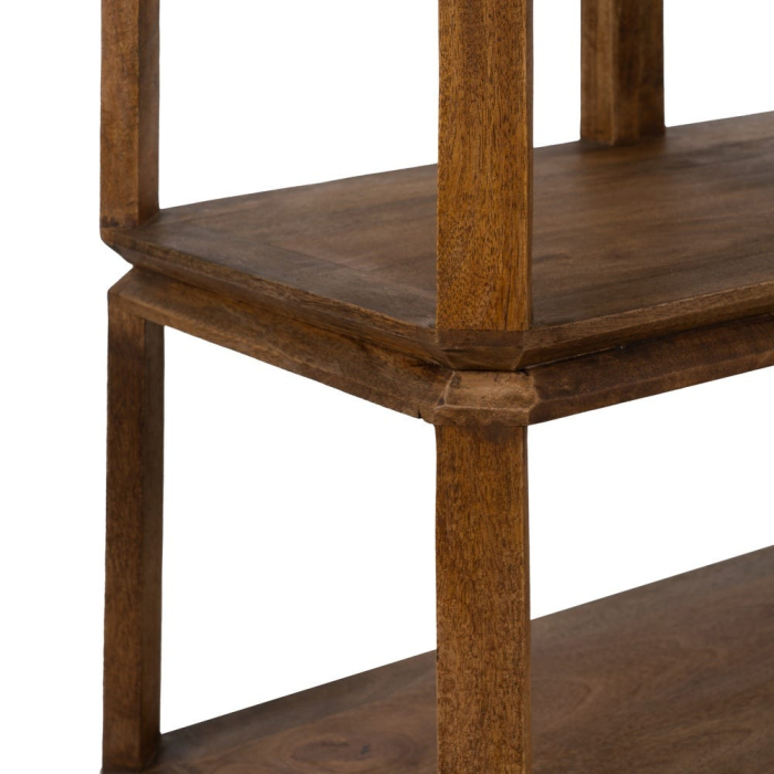 Biblioteca lemn mango maro|Mobilier depozitare rustic [5]