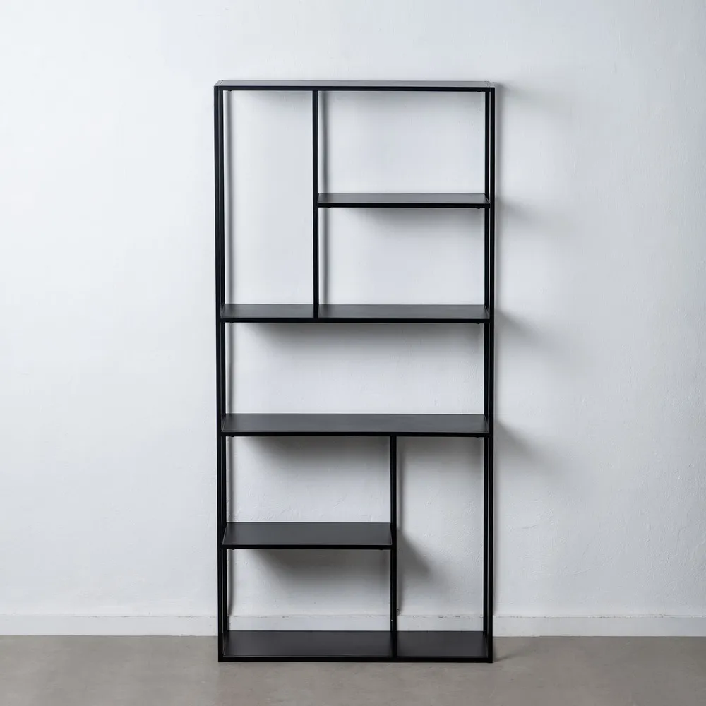 Biblioteca minimalista otel negru | Mobilier modern birou [1]
