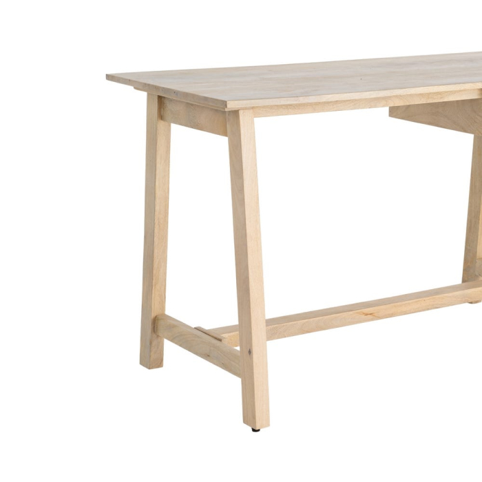 Birou din lemn de mango natural cu sertar și design simplu [3]