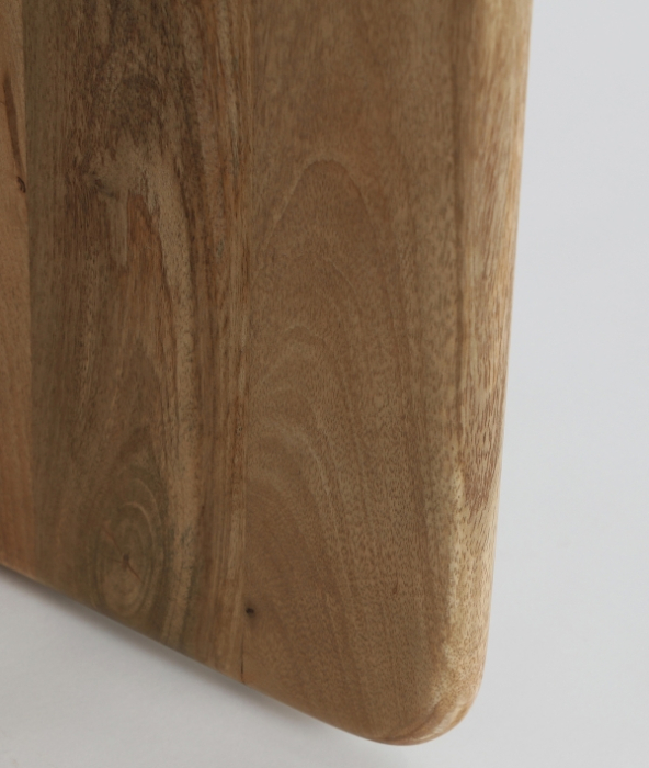 Birou din lemn de mango maro deschis – birou nordic din lemn natural pentru home office [5]