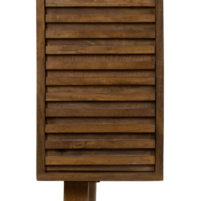 Birou din lemn de mango natural cu ușă decorativă [4]