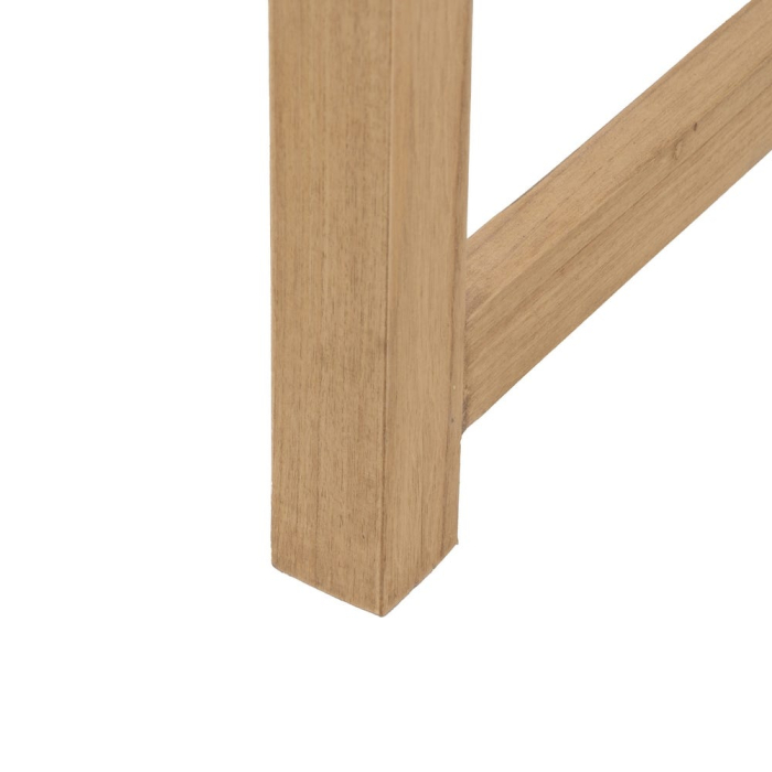 Birou din lemn de mindi cu 3 sertare fronturi teșite și cadru suplu cu traversă joasă [10]