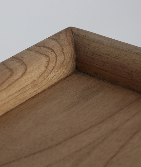 Birou din lemn natural cu sertare și design nordic Lecce [4]