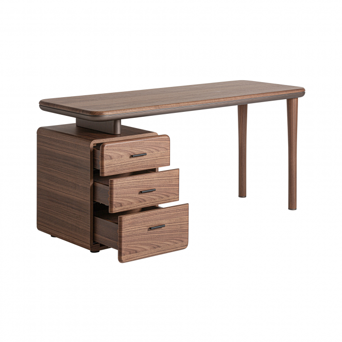 Birou Art Deco lemn stratificat maro|Birouri elegante [3]