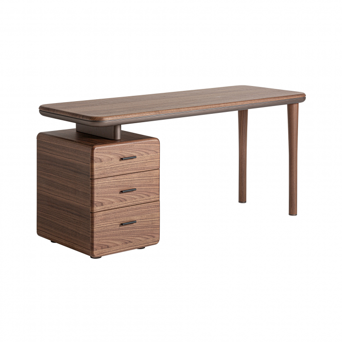 Birou Art Deco lemn stratificat maro|Birouri elegante [2]