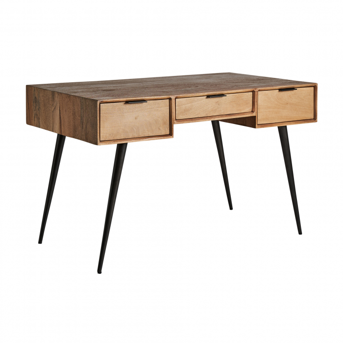 Birou colonial fier lemn mango|Birouri functionale autentice [2]