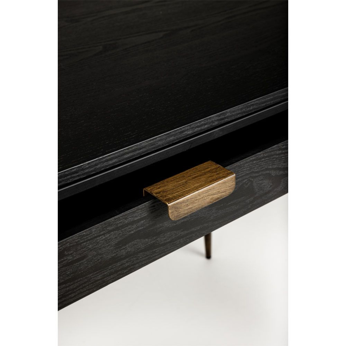 Birou Colombo negru cu accente aurii și sertare spațioase [5]