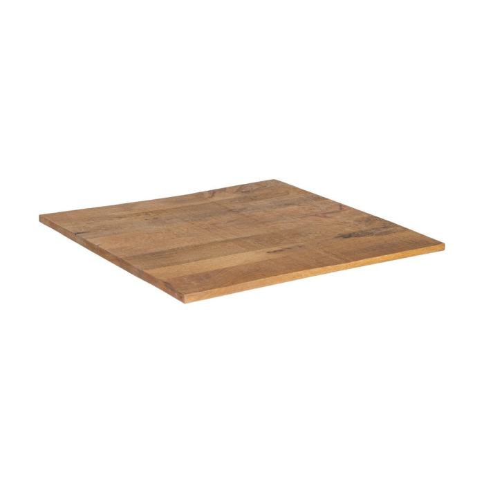 Blat de masă pătrat din lemn de mango natural 80x80 [2]