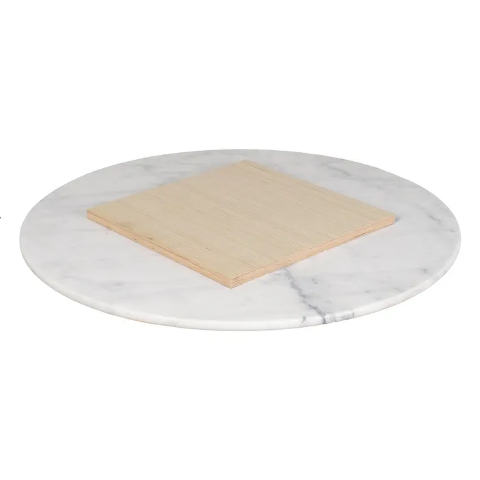 Blat rotund marmură albă|Mobilier marmură premium [3]