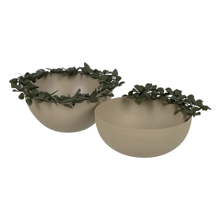 Castron Metalic cu Flori | Decoratiuni Dining | CreativDeco [2]