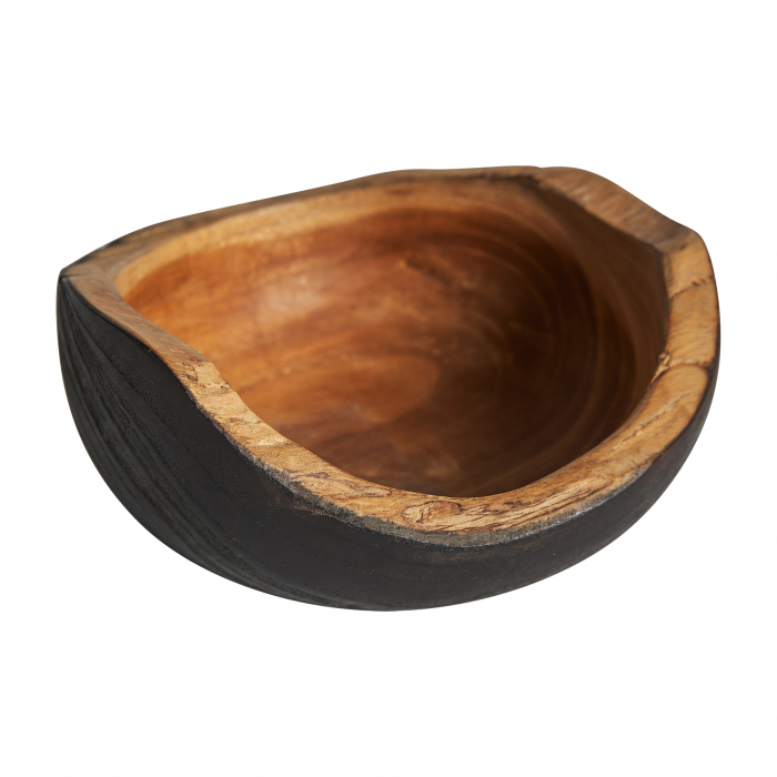Bol decorativ etnic lemn tec|Boluri decorative artizanale [2]