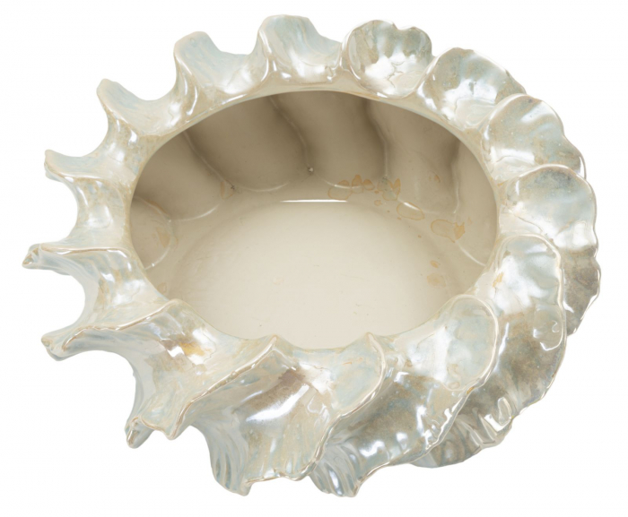 Bol decorativ modern ceramic cu finisaj sidefat Perly [2]