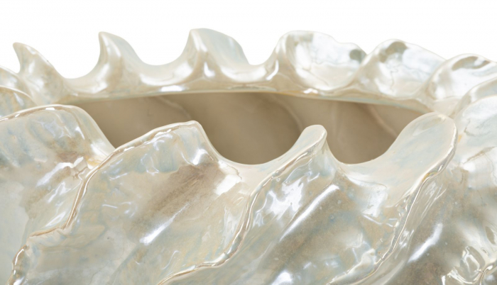 Bol decorativ modern ceramic cu finisaj sidefat Perly [3]