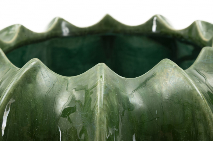 Bol decorativ ceramic verde Cactus [4]