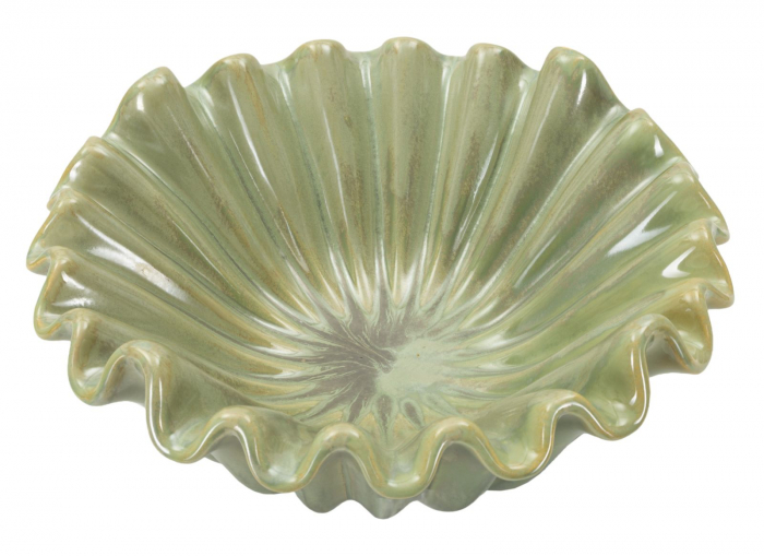 Bol decorativ ceramic verde Venice [6]