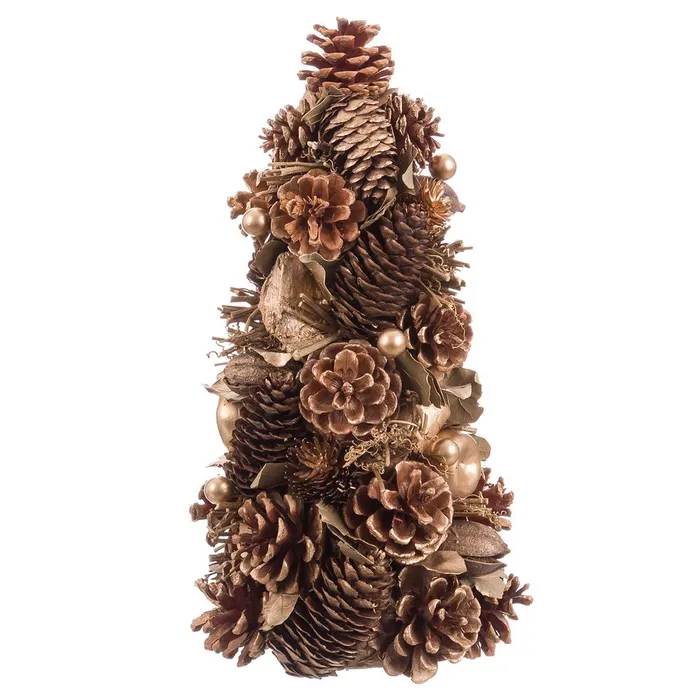 Brad auriu CreativDeco - Decoratiuni de Craciun elegante [1]