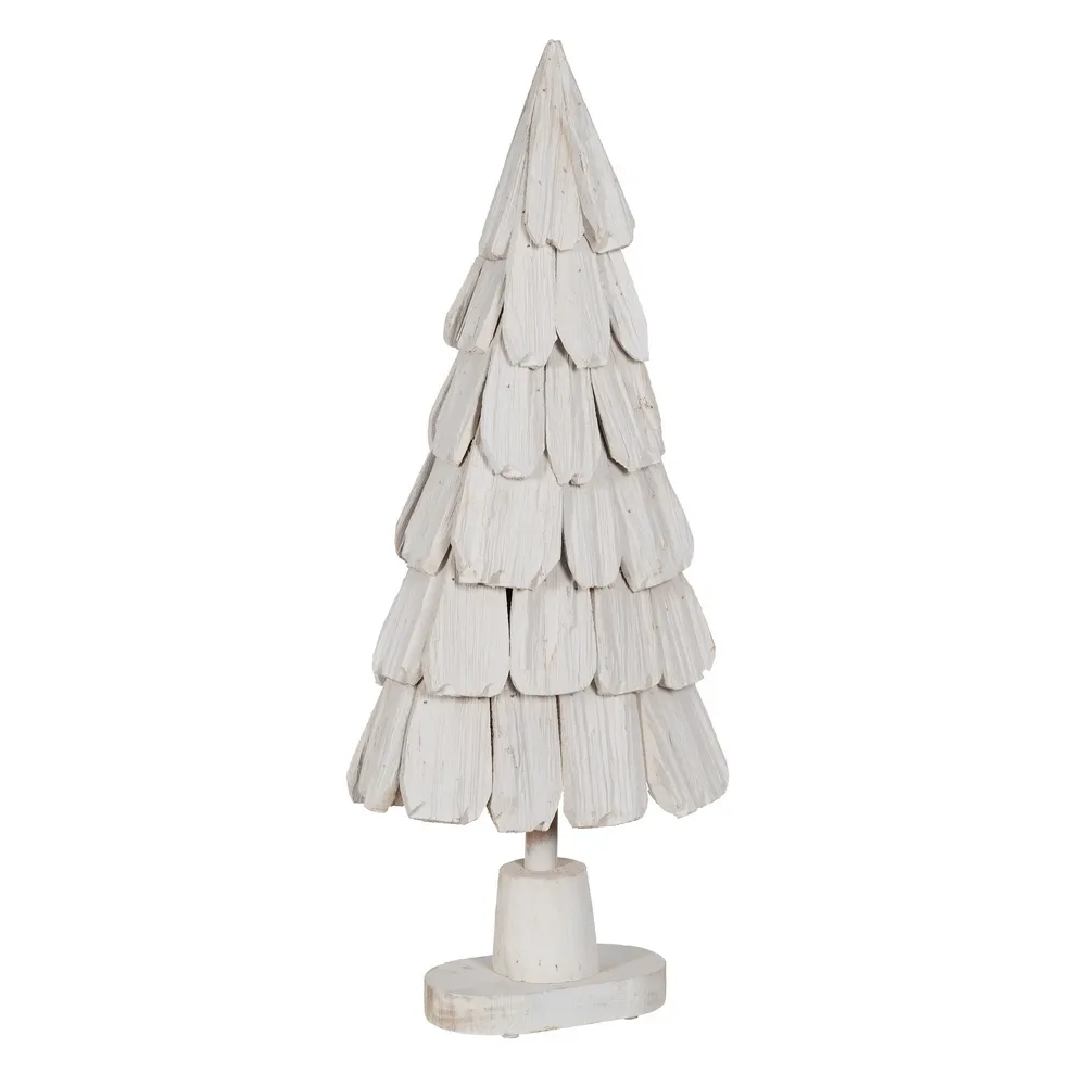 Figura brad alb lemn paulownia|Decoratiuni festive elegante [9]
