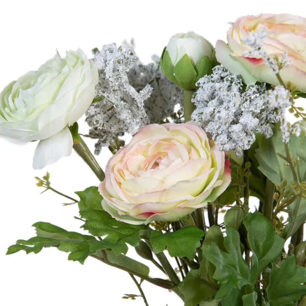 Buchet Flori Artificiale Crem | Aranjamente Florale Decorative Mese [2]