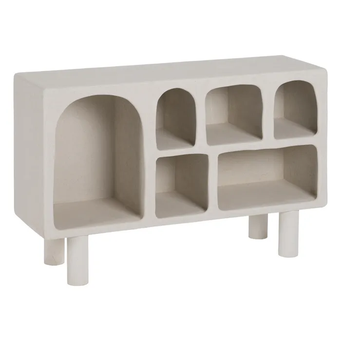 Bufet alb MDF modern|Mobilier depozitare elegant [3]